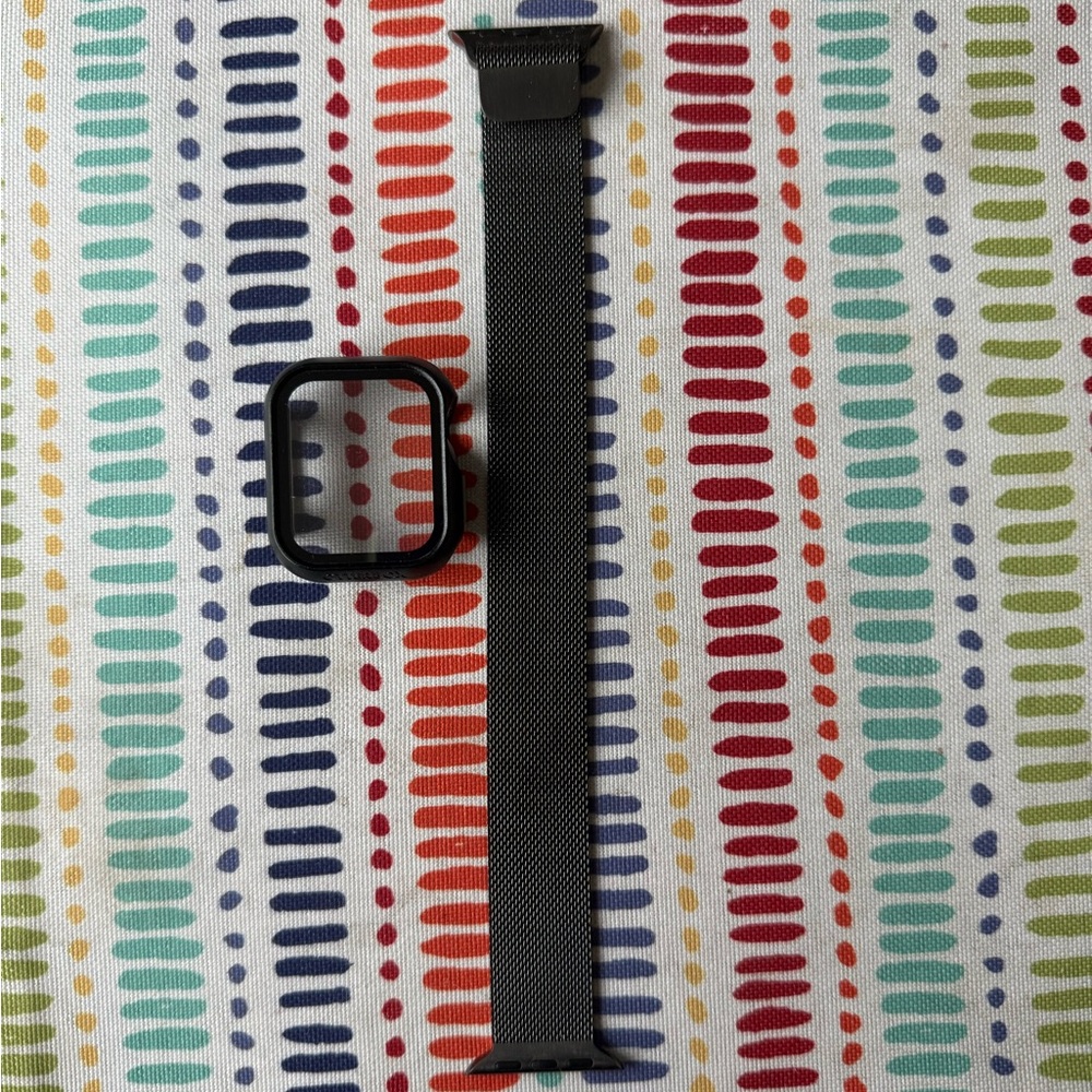 Magnetic wrist band for Apple Watch 8 series 41m and OtterBox watch bumper